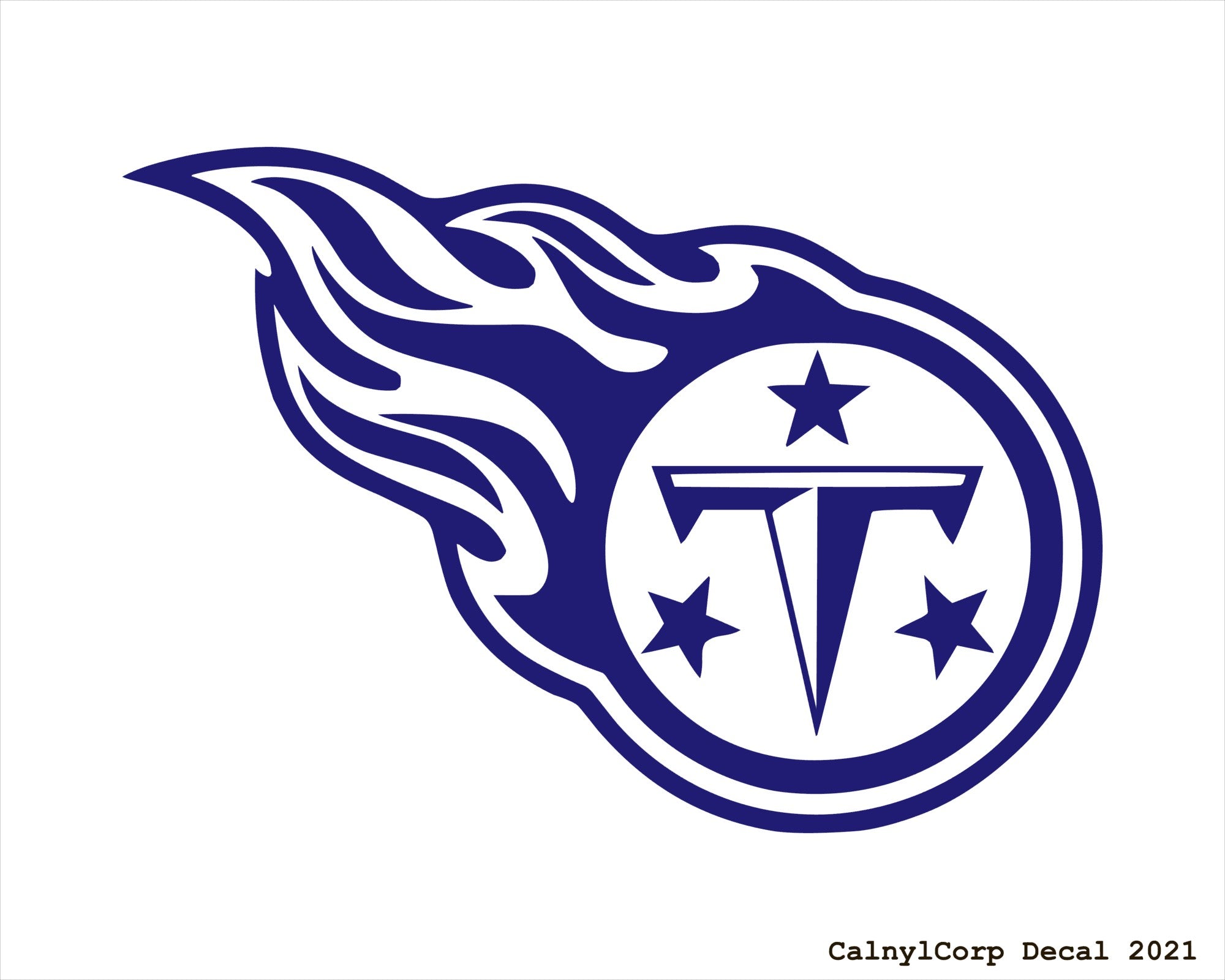 tennessee titans window decal