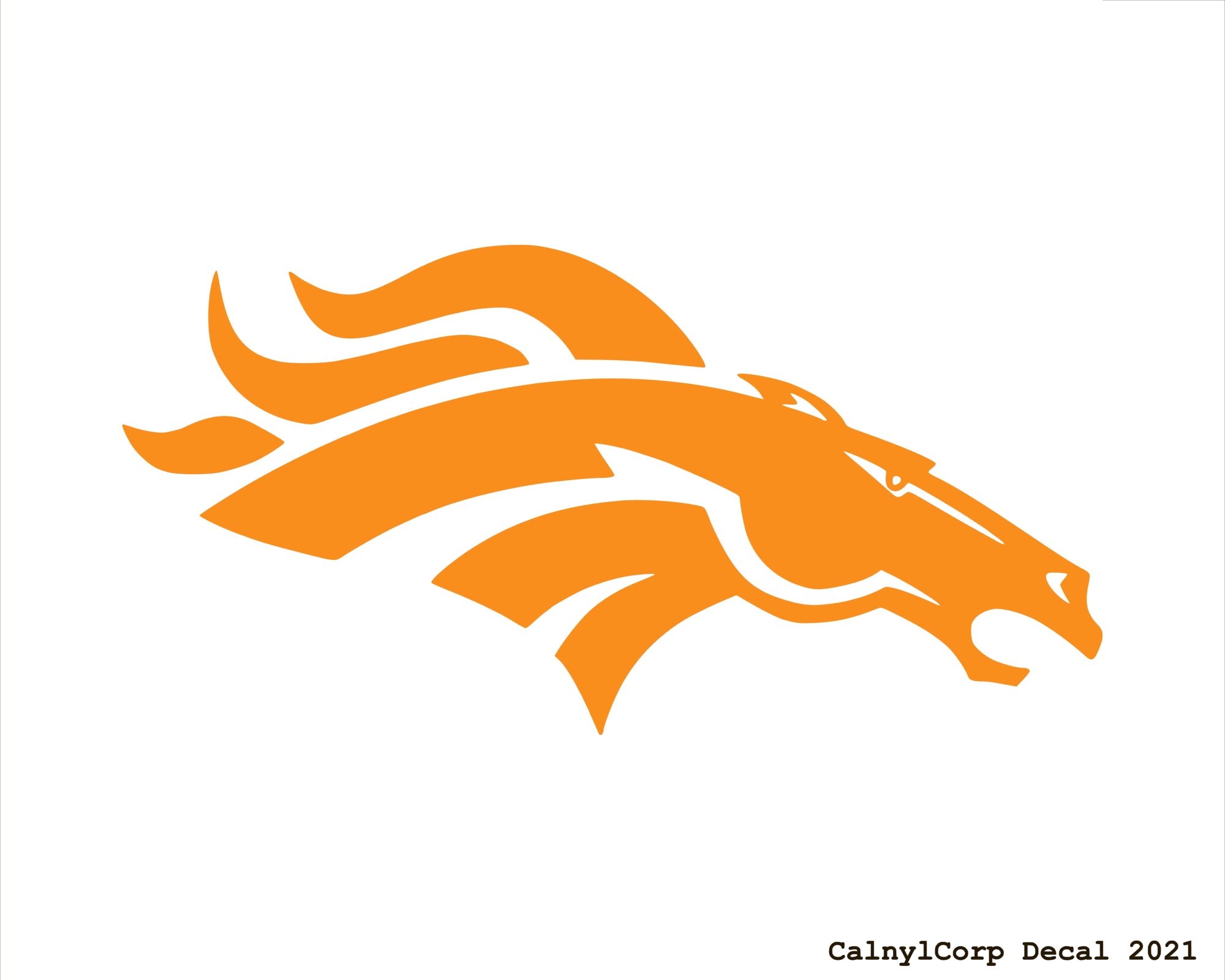 Denver Broncos Logo - Transfer Decal