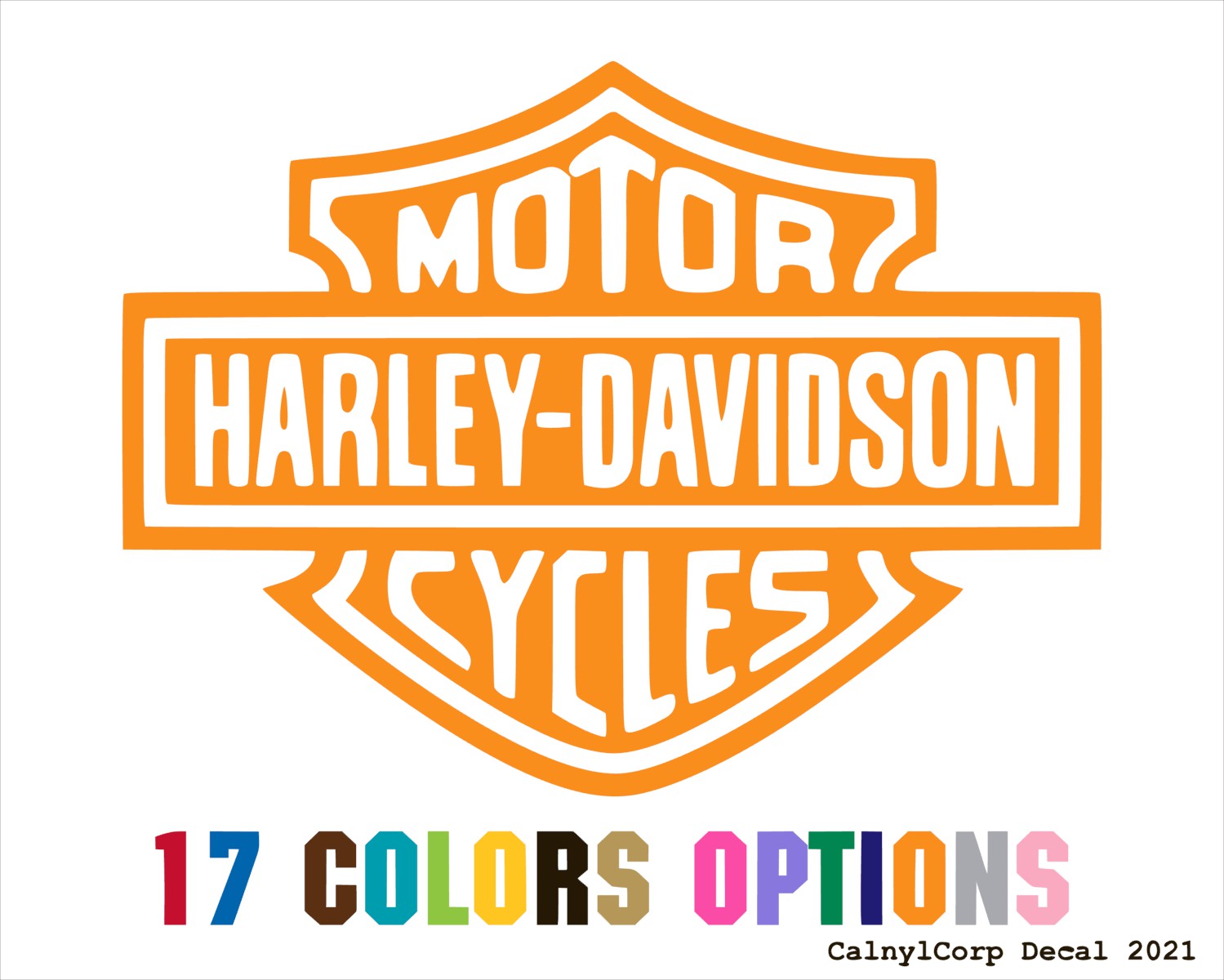 Harley-Davidson Logo Decal Sticker - HARLEY-DAVIDSON