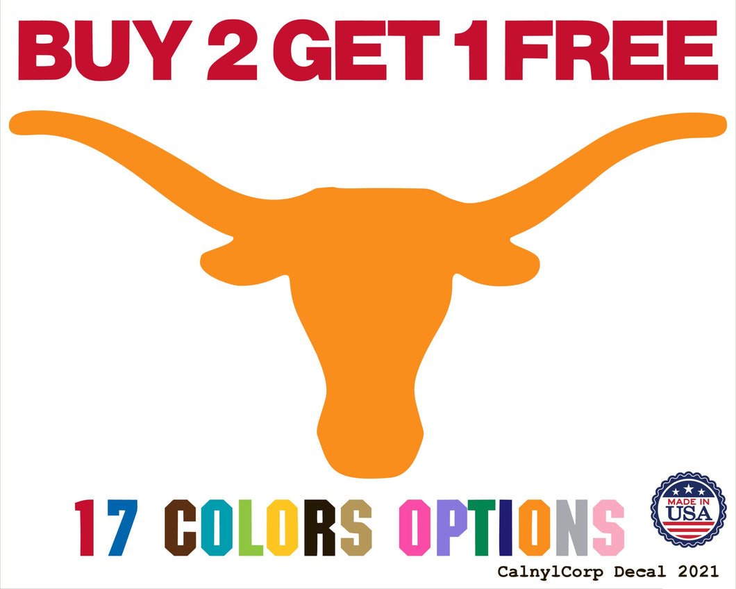 The University of Texas at Austin, Longhorn  Vinyl Sticker Decals