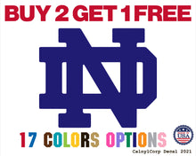 Load image into Gallery viewer, University of Notre Dame Vinyl Sticker Decals
