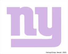 Load image into Gallery viewer, New York Giants Vinyl Sticker Decals.
