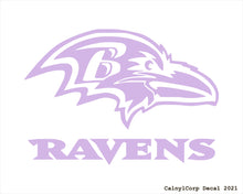 Load image into Gallery viewer, Baltimore Ravens Vinyl Sticker Decals CalnylCorp Decal $3.99
