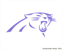 Load image into Gallery viewer, Carolina Panthers Vinyl Sticker Decals.
