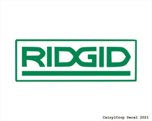 Load image into Gallery viewer, Ridgid Tools Vinyl Sticker Decals.

