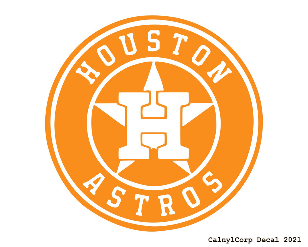 Houston Astros Vinyl Sticker Decals