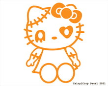 Load image into Gallery viewer, Cute Ghost Kitty Vinyl Sticker Decals.
