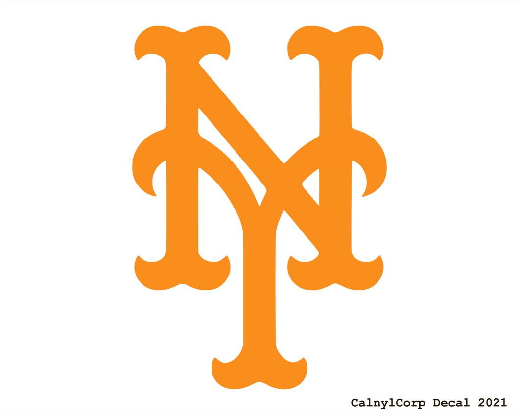 New York Mets Vinyl Sticker Decals.