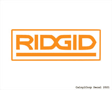 Load image into Gallery viewer, Ridgid Tools Vinyl Sticker Decals.
