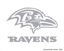 Load image into Gallery viewer, Baltimore Ravens Vinyl Sticker Decals CalnylCorp Decal $3.99
