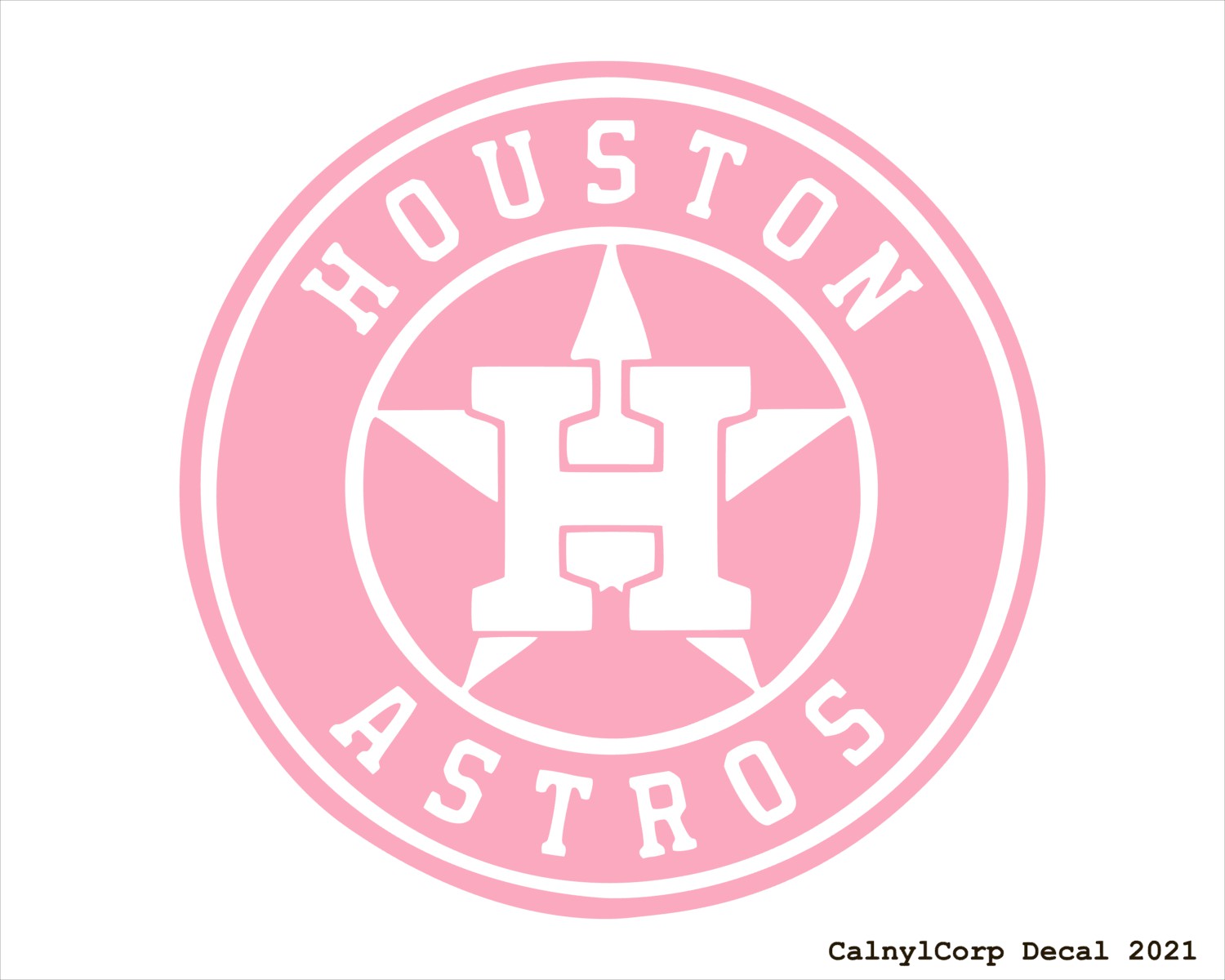  Houston Astros 3 or 5 Star Die-Cut Vinyl Decal 2