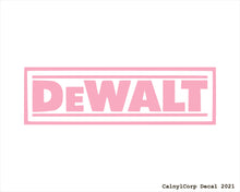 Load image into Gallery viewer, DeWalt Tools Vinyl Sticker Decals.
