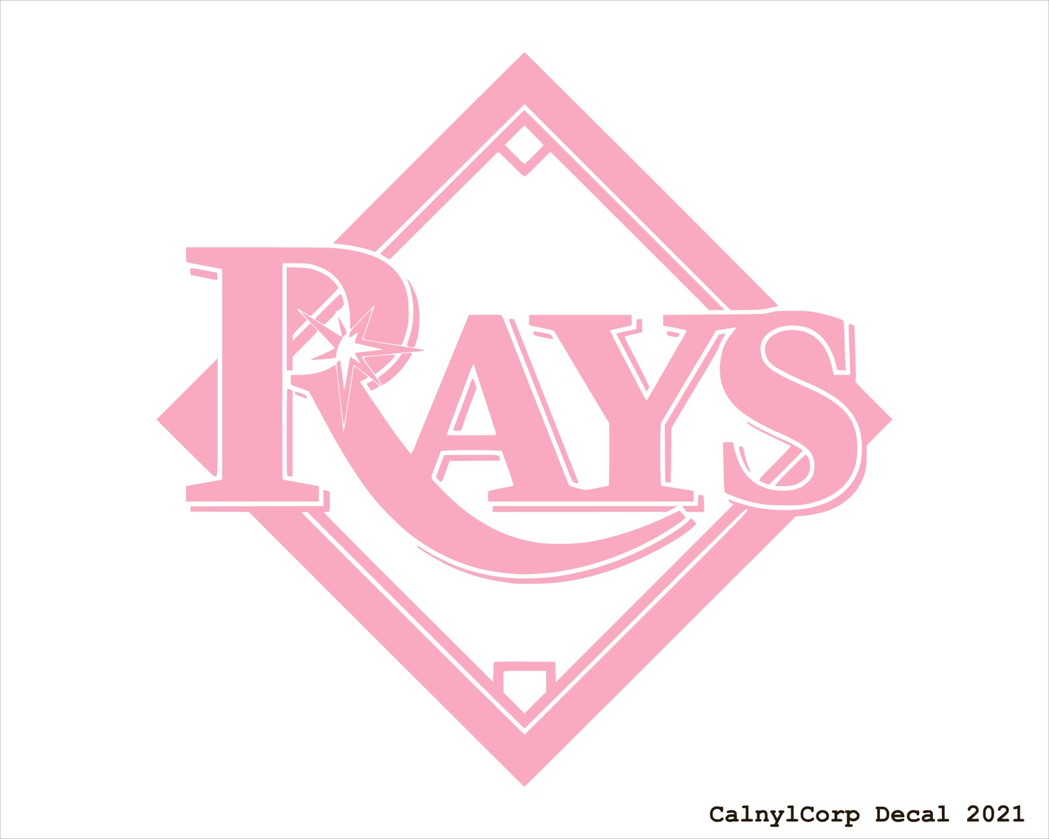 Tampa Bay Rays Vinyl Sticker Decals