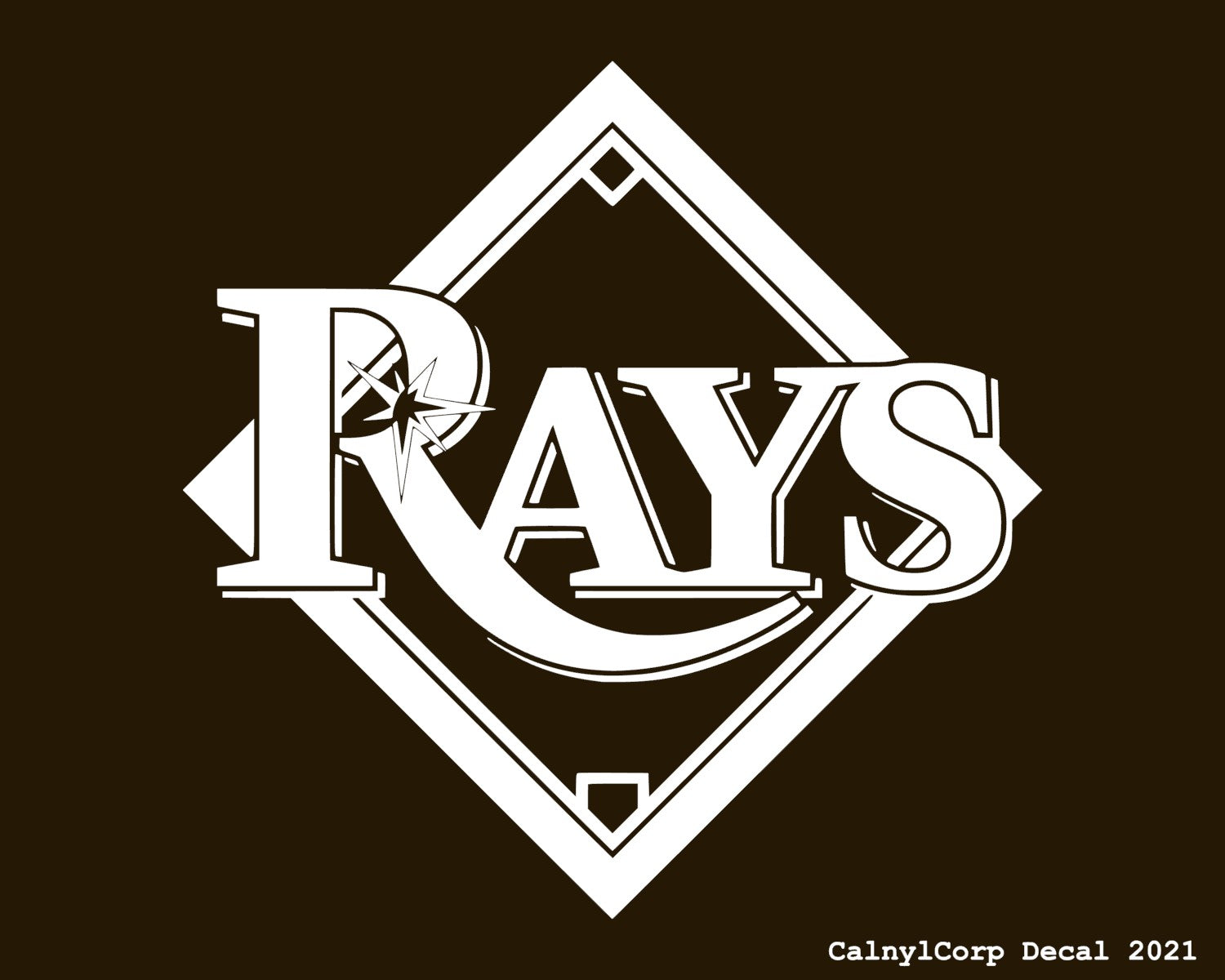 Tampa Bay Rays Stickers 1 Sheet