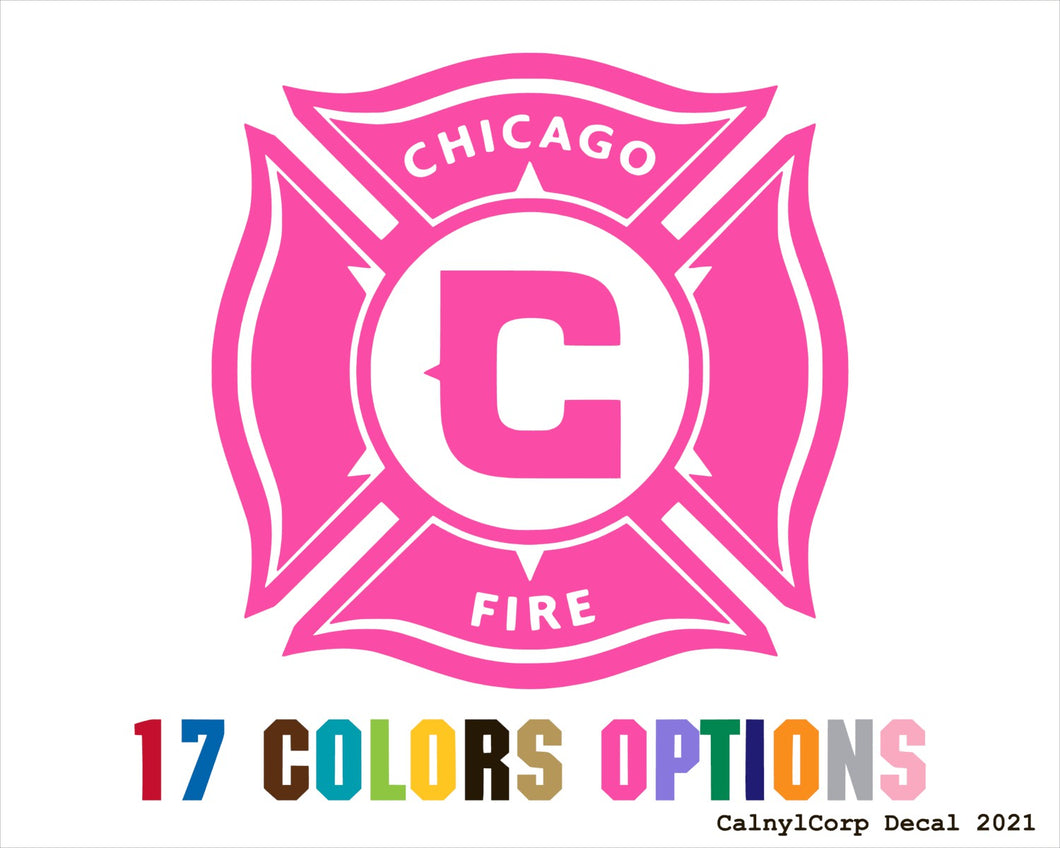 Chicago Fire FC Vinyl Sticker Decals