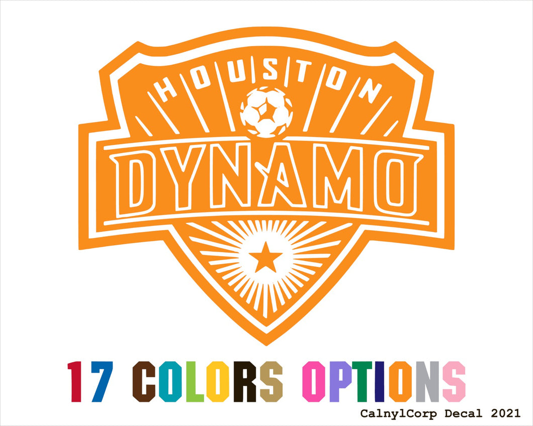 Houston Dynamo FC Vinyl Sticker Decals