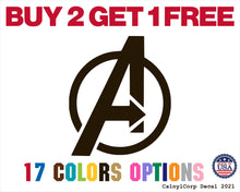 Load image into Gallery viewer, Avengers Vinyl Sticker Decals
