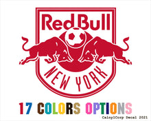 Load image into Gallery viewer, New York Red Bulls Vinyl Sticker Decals
