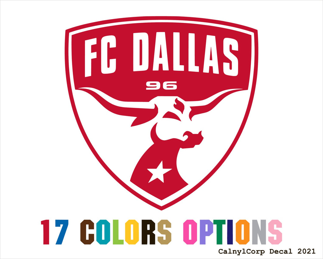 FC Dallas Vinyl Sticker Decals