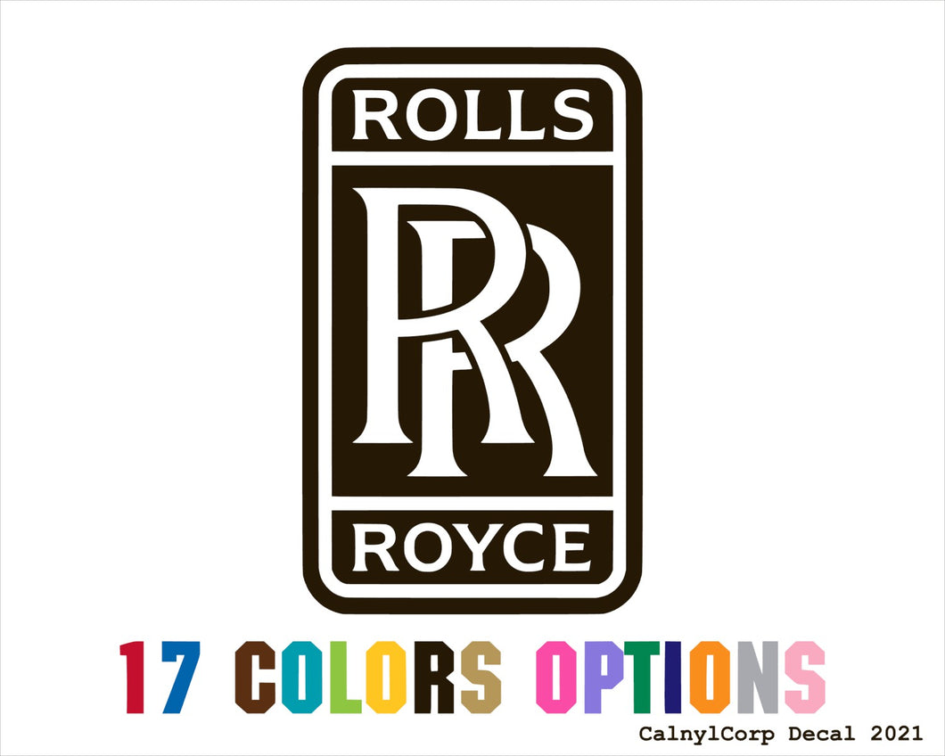 Rolls-Royce Vinyl Sticker Decals