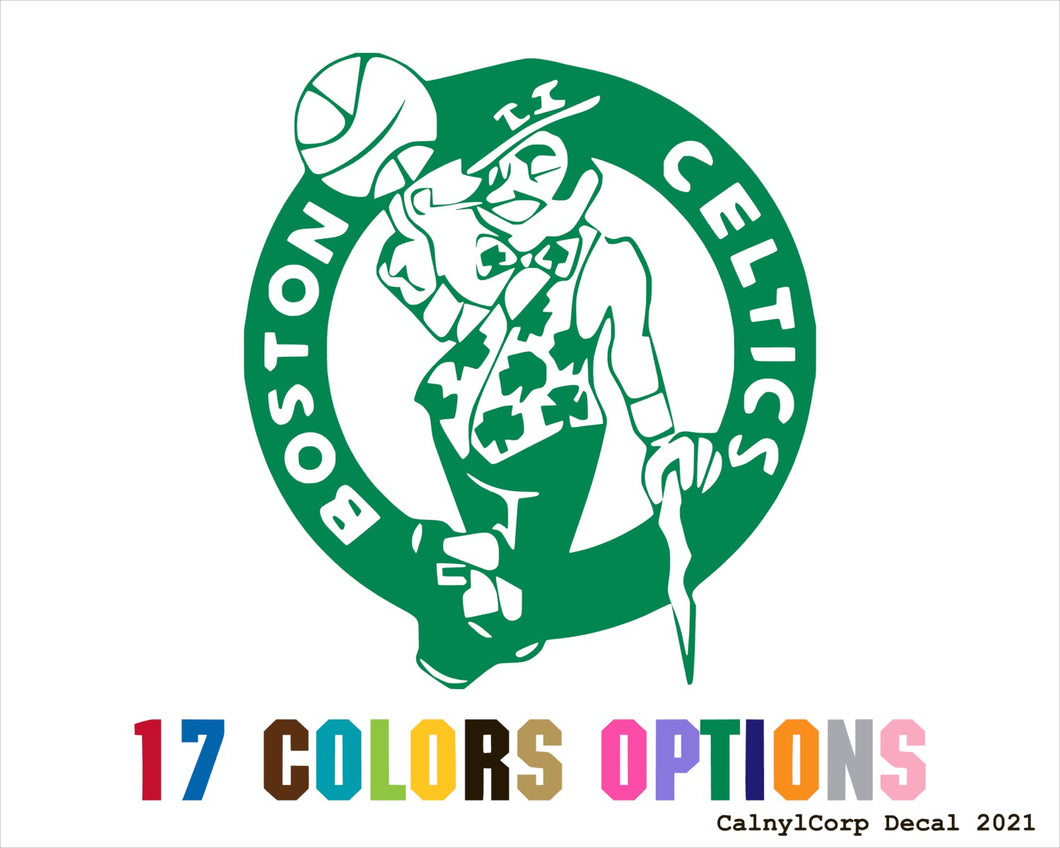 Boston Celtics Vinyl Sticker Decals