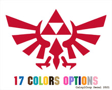 Load image into Gallery viewer, Triforce Wings Zelda Vinyl Sticker Decals
