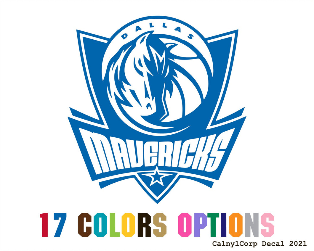 Dallas Mavericks Vinyl Sticker Decals