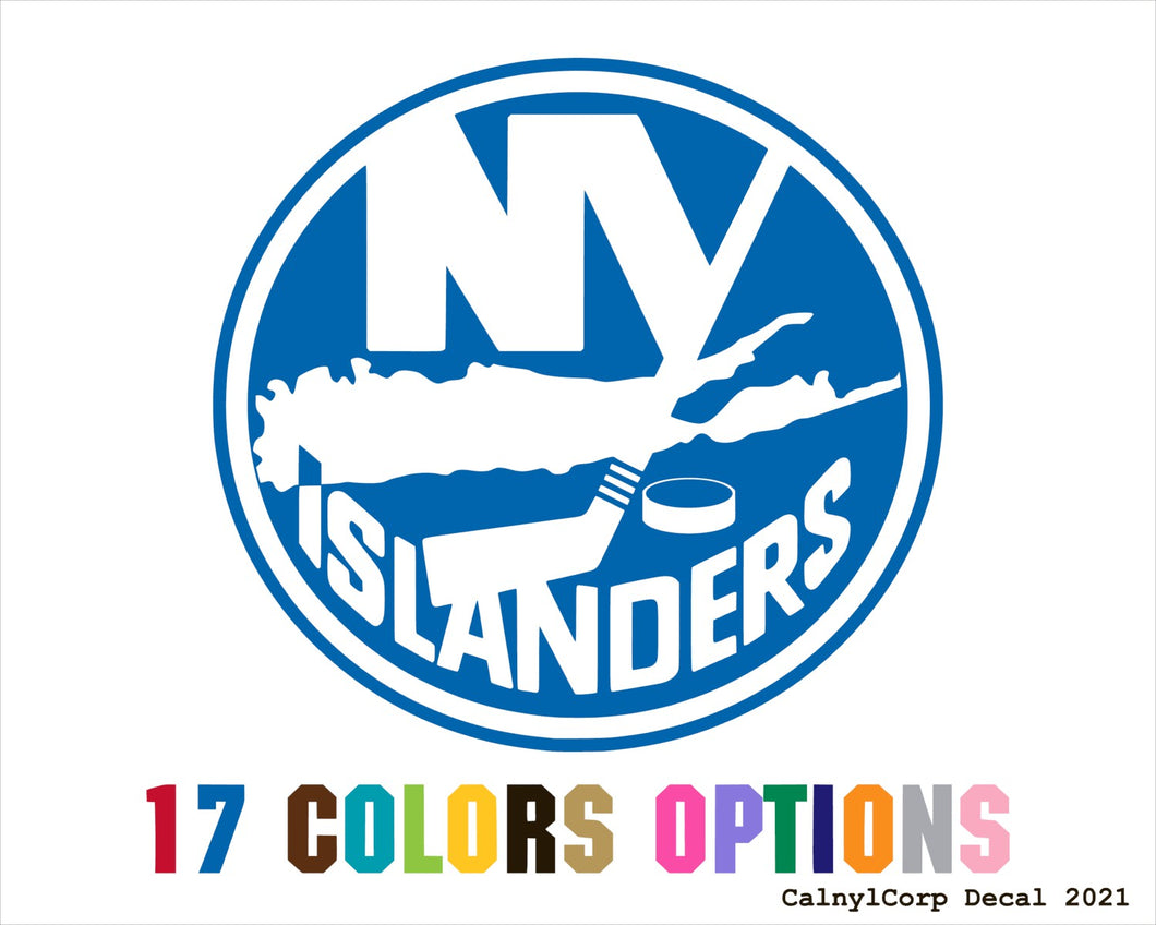 New York Islanders Vinyl Sticker Decals