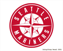 Load image into Gallery viewer, Seattle Mariners Vinyl Sticker Decals.
