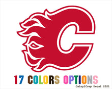 Load image into Gallery viewer, Calgary Flames Vinyl Sticker Decals
