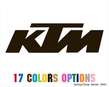 Load image into Gallery viewer, KTM Vinyl Sticker Decals
