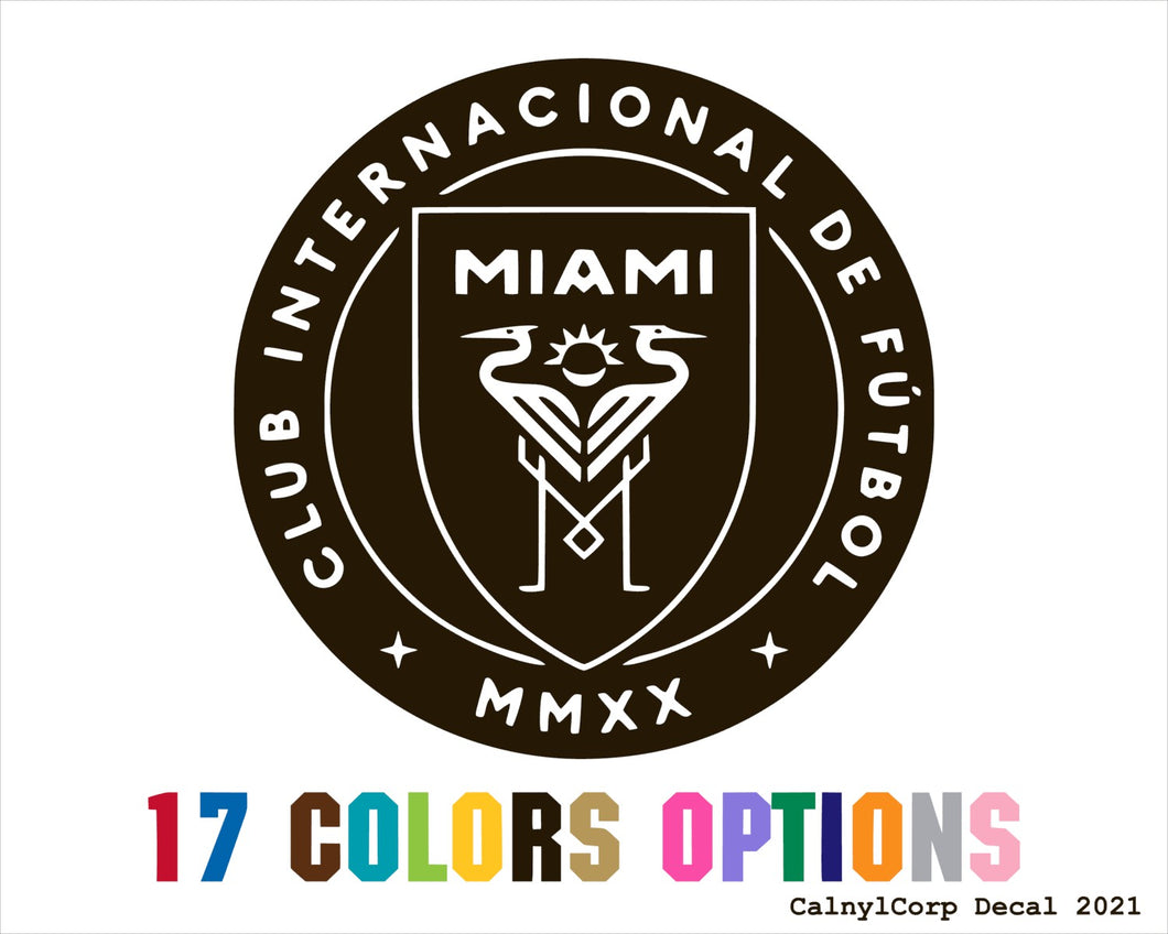 Inter Miami CF Vinyl Sticker Decals