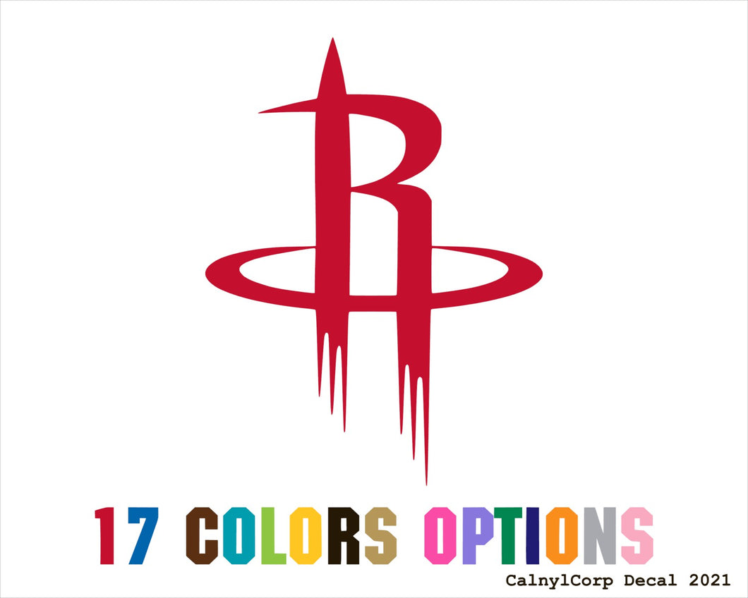 Houston Rockets Vinyl Sticker Decals