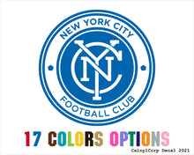Load image into Gallery viewer, New York City FC Vinyl Sticker Decals
