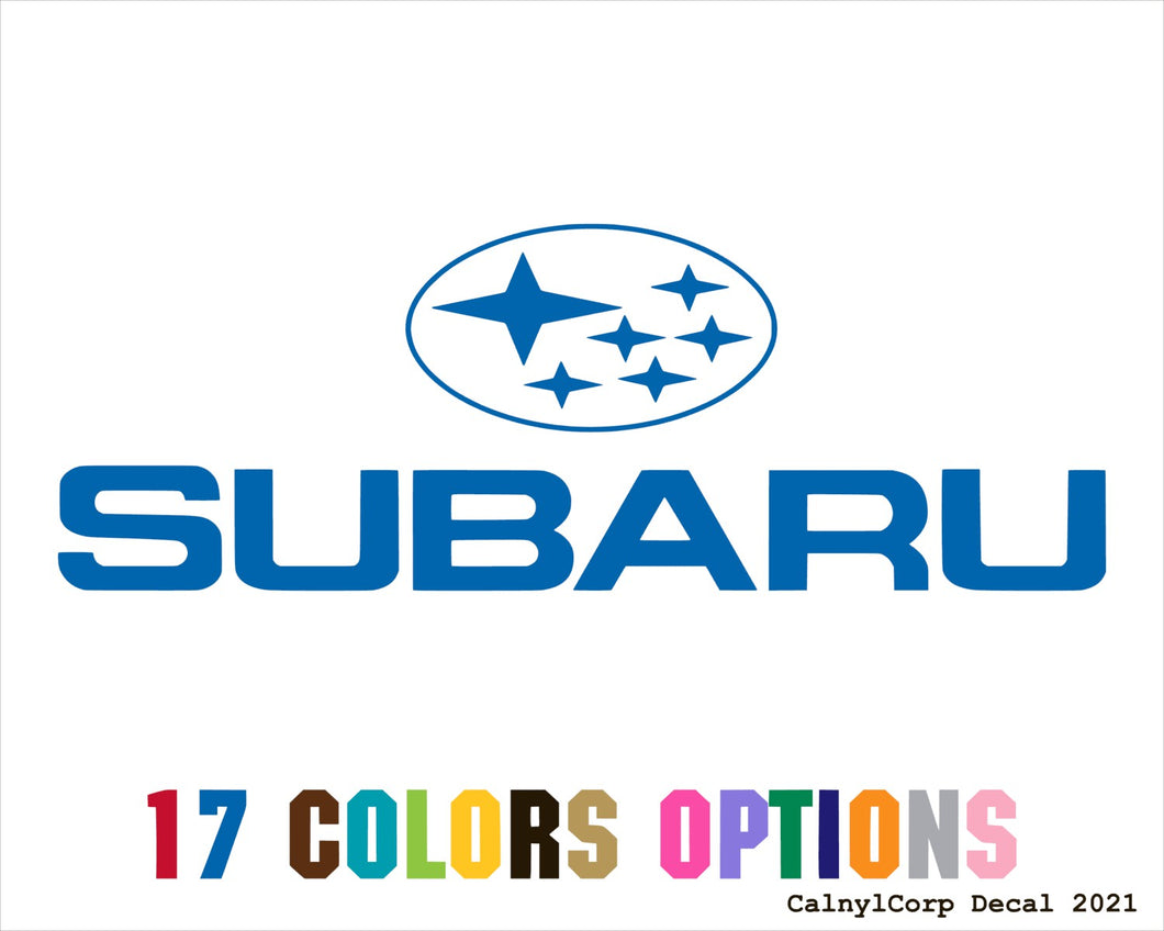 Subaru Vinyl Sticker Decals