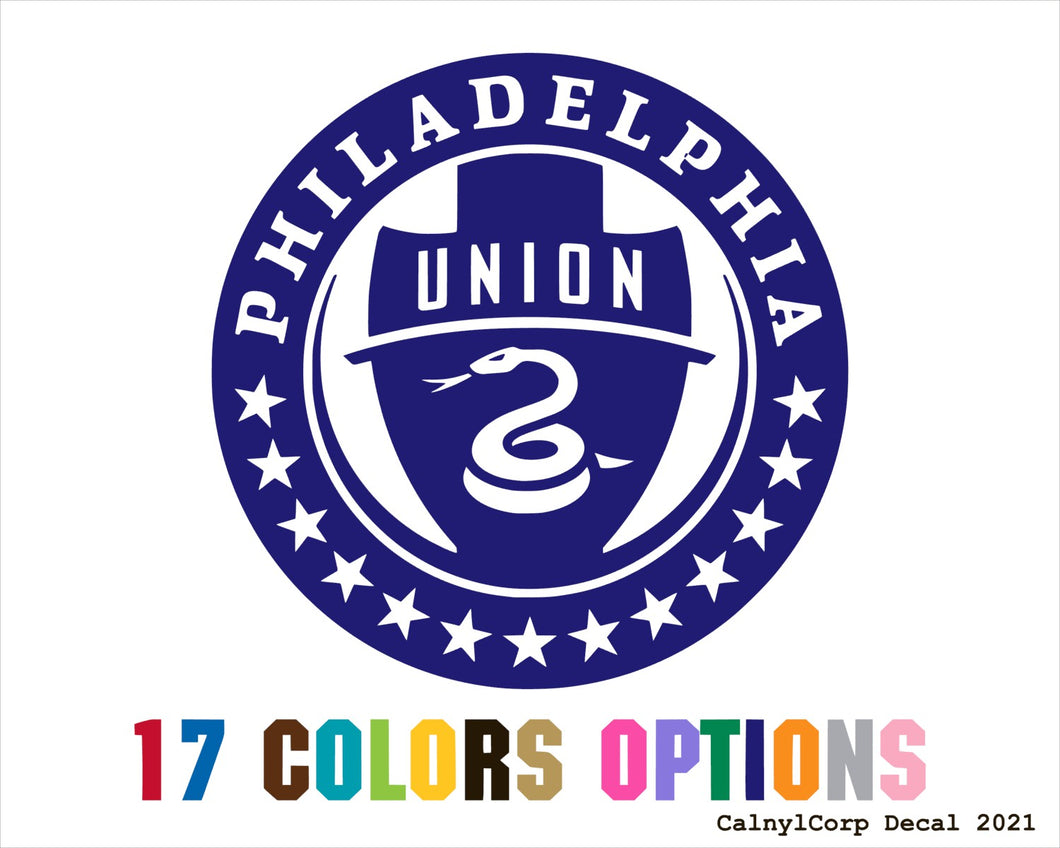 Philadelphia Union Vinyl Sticker Decals