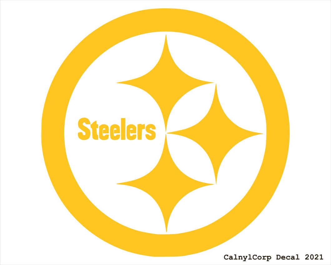 Pittsburgh Steelers Vinyl Sticker Decals.