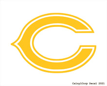 Load image into Gallery viewer, Chicago Bears Vinyl Sticker Decals.
