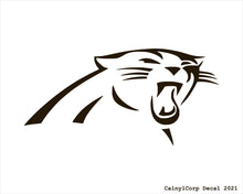 Load image into Gallery viewer, Carolina Panthers Vinyl Sticker Decals.
