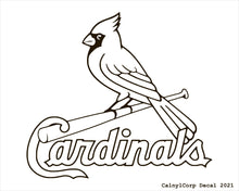 Load image into Gallery viewer, St. Louis Cardinals Vinyl Sticker Decals.
