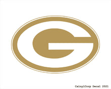 Load image into Gallery viewer, Green Bay Packers Vinyl Sticker Decals.

