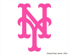 Load image into Gallery viewer, New York Mets Vinyl Sticker Decals.
