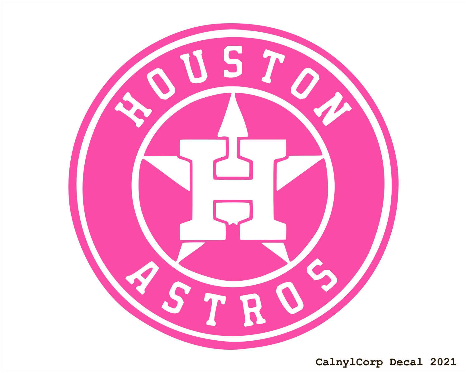 Houston Astros H Star Logo Vinyl Decal / Sticker 5 Sizes!!!