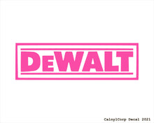 Load image into Gallery viewer, DeWalt Tools Vinyl Sticker Decals.
