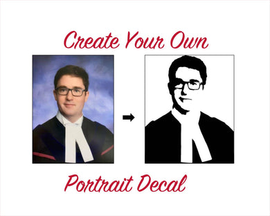Customized Photo Portrait Sticker Decals.